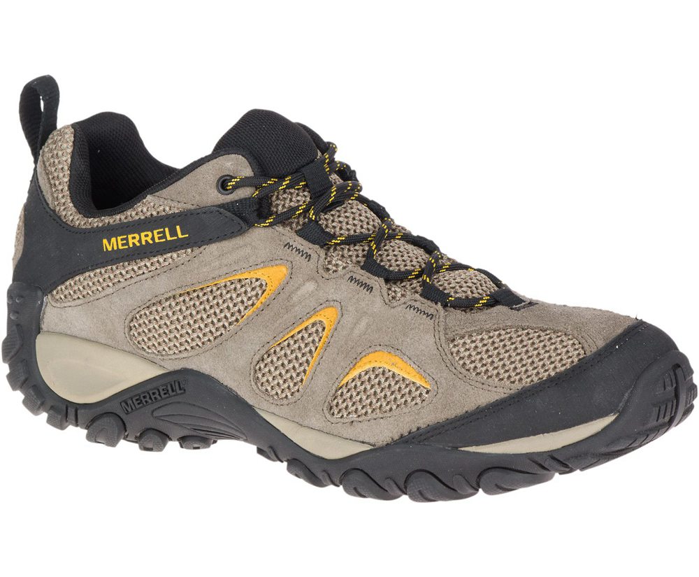 Merrell Hiking Shoes Grey - Yokota 2 Wide Width - Mens 83OSNYJXP